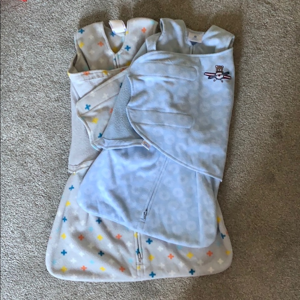 Bundle 2 Halo swaddles NB and small